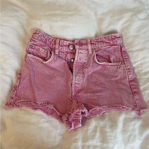Zara Pink Denim Shorts